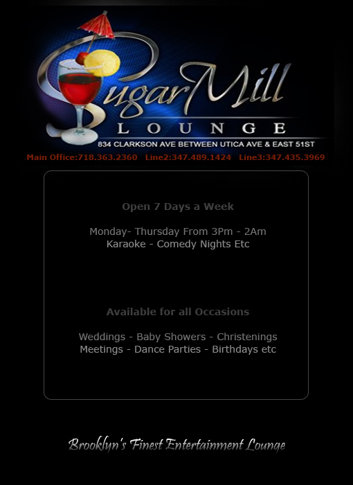 Sugar Mill Bar, Launge, NightClub & Parties Brooklyn